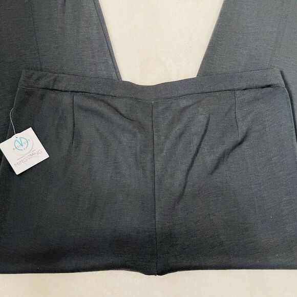 NWT Ming Wang Plus Size Basic Cut Dress Pants in Gray Size 1X - Picture 3 of 11